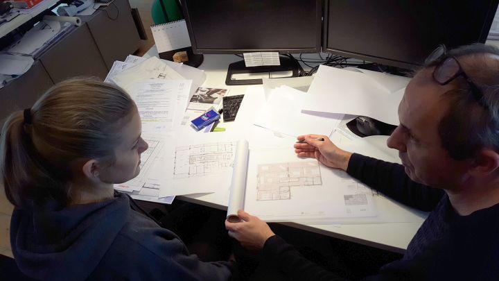 Photo du stage chez Fabeck Architectes Sàrl