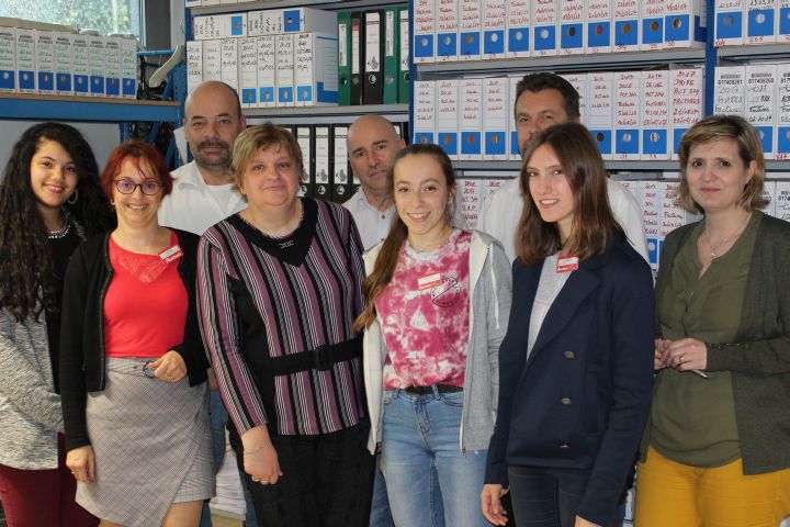 Photo du stage chez Auchan Luxembourg SA