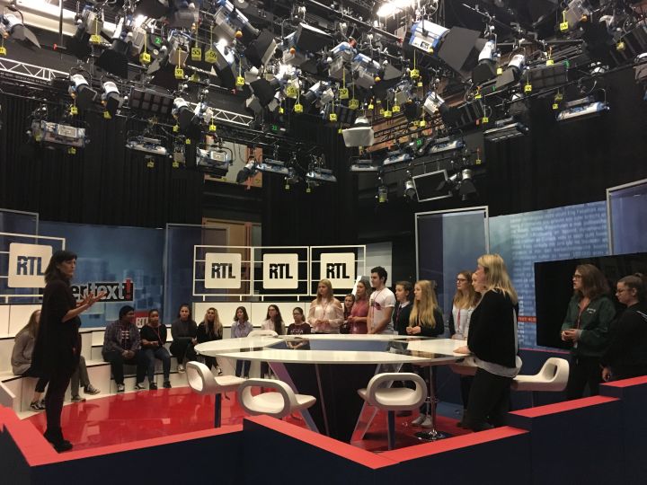 Photo du stage chez RTL Group